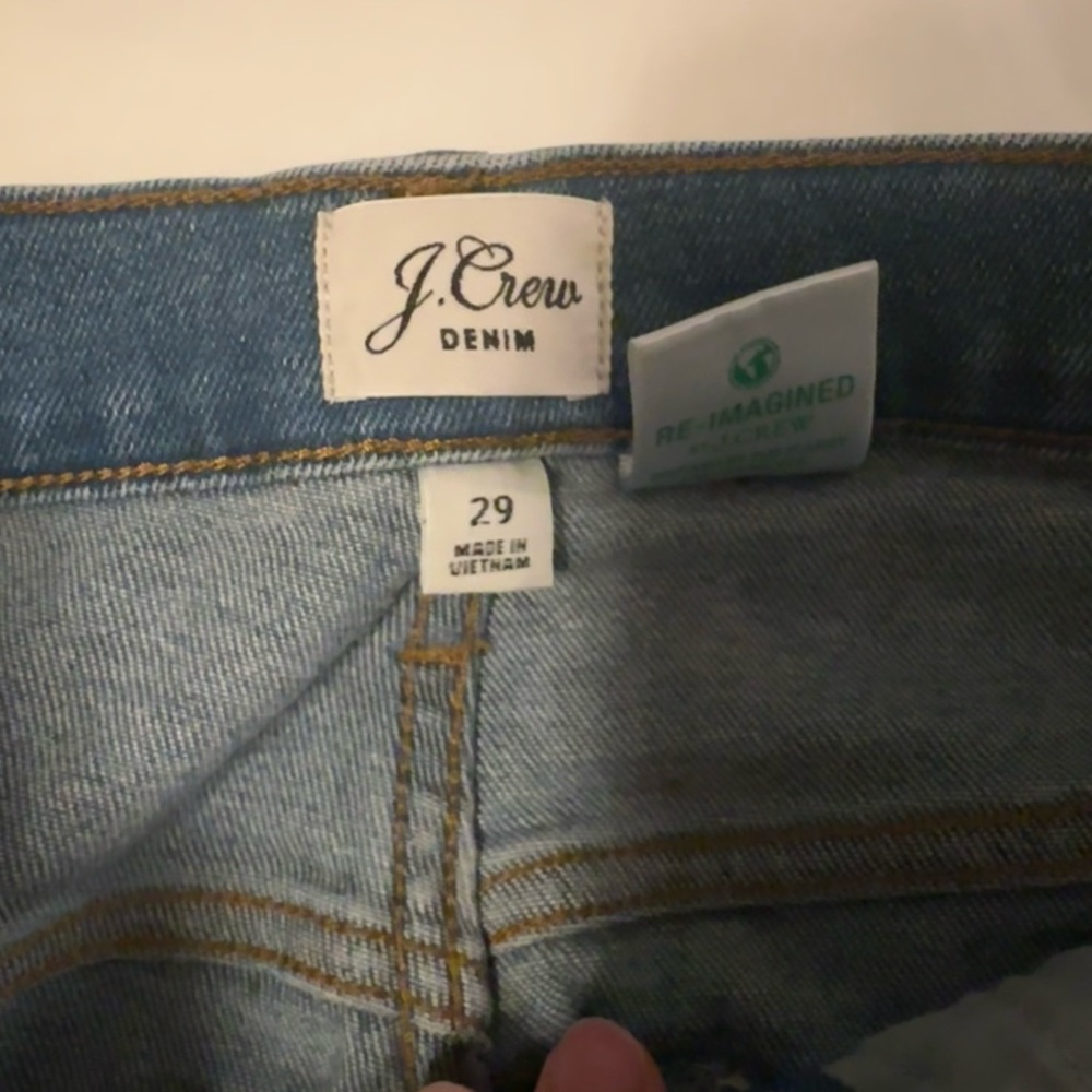 JCrew Billie Boot crop jeans